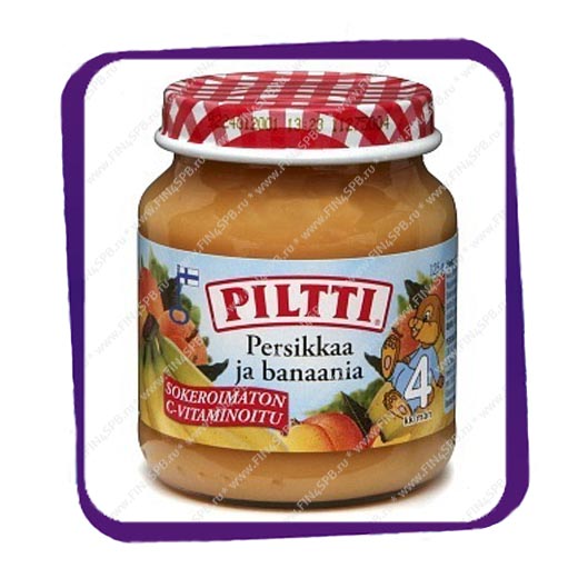 фото: Piltti Persikkaa ja banaania 125g